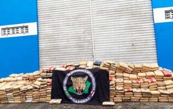 PF apreende 1.300 kg de skunk nas proximidades de Manacapuru; quatro foram presos