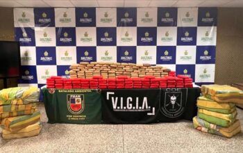 Polícia apreende mais de meia tonelada de maconha em Anavilhanas; cinco homens foram presos