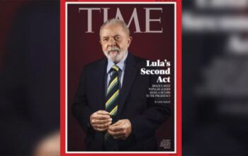 Time coloca Lula na capa e destaca sua possível volta ao poder