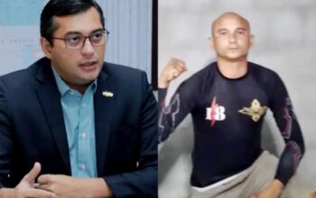  Wilson Lima promete  que assassinos do cabo PM Isaías não vão ficar impunes