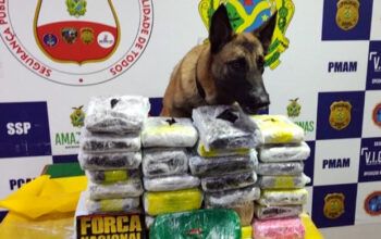 Cocaína escondida em embalagens de sabão em pó é apreendida em Coari na embarcação FB Rainha Esther