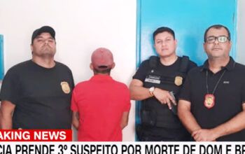 Preso em Atalaia do Norte terceiro suspeito pelo assassinato de Bruno e Dom