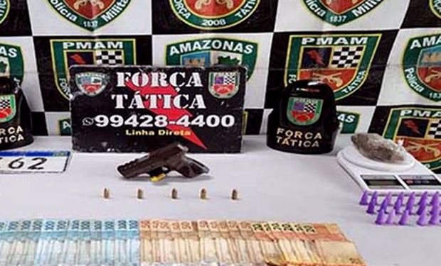 Três homem são presos durante troca tiros com a policia em Manaus