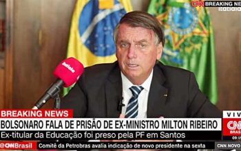 VÍDEO – Bolsonaro joga Milton Ribeiro aos leões após prisão: ‘Se a PF prendeu, tem um motivo’