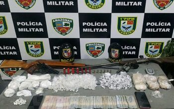 Polícia prende “Narizinho” com drogas e armas no Careiro Castanho