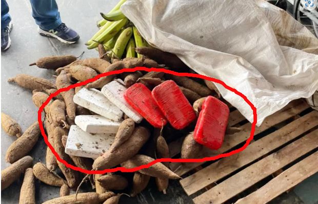 Polícia Federal apreende em Tabatinga cocaína entrada em saco de macaxeira