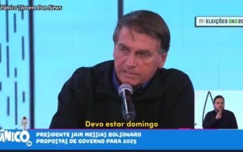 VÍDEO – Bolsonaro muda de ideia e diz que irá ao debate: “Vou ser fuzilado”