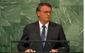 Bolsonaro mente, critica pesquisas e ataca Lula em discurso na ONU: “Não valem nada”