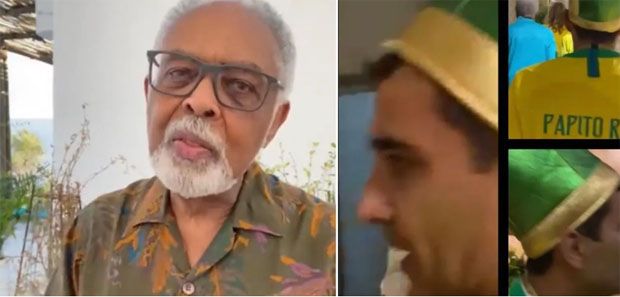 Após ser atacado, Gilberto Gil agradece mensagens de apoio e rebate bolsonaristas: “é o terceiro turno, os inconformados"