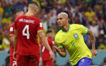 Brasil derrota a Sérvia com dois gols de Richarlison em seu primeiro jogo da Copa do Catar