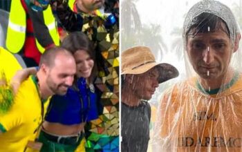 Eduardo Bolsonaro eleito “patriota do ano” após ser visto curtindo no Catar e ganha apelido: “radical de ar-condicionado”