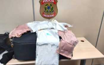Polícia Federal apreende quase cinco kg de cocaína no Aeroporto Internacional dos Guararapes