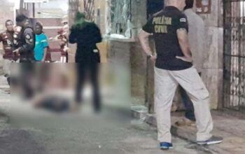 Homem é encurralado e morto com três tiros por agentes do tráfico