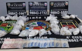 Homem  é preso em flagrante por tráfico de drogas e porte ilegal de arma em Manaus