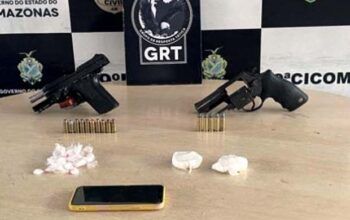 Líder do tráfico de drogas do Santo Agostinho é preso com droga e arma de fogo