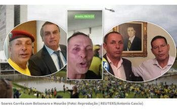 Terrorista que participou do ataque a Brasília manteve encontros com Bolsonaro e Mourão