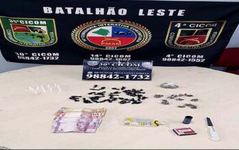 Polícia Militar prende homem por tráfico de drogas; ele foi preso no bairro Jorge Teixeira