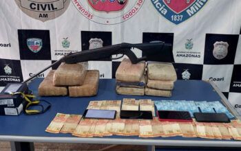 Três homens e um mulher são presos em Coari por tráfico de droga