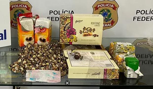 Homem é preso com cinco quilos de cocaína é apreendida em bombons e sabonetes