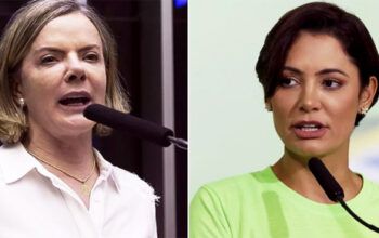 Gleisi para Michelle Bolsonaro: "empresas financiavam a santa do pau oco"