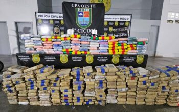 Mais de 280 quilos de maconha foram apreendidos em residência na Compensa