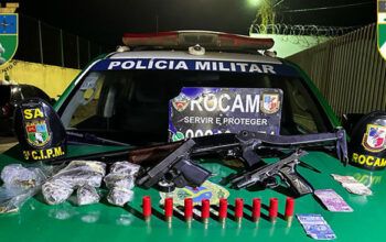 Dois homens são presos no Rio Preto da Eva por tráfico de drogas