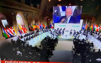 Ao lado de Macron, Lula chama de 'ameaça' carta da União Europeia ao Mercosul