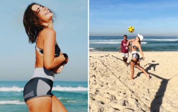 Jade Picon retoma rotina de treinos após viagem: “De volta”