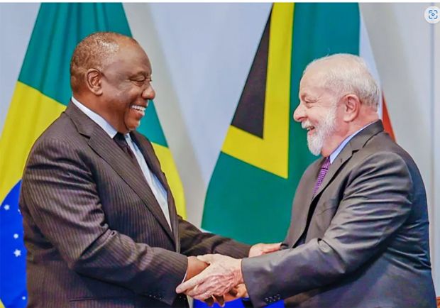 Lula e presidente da África do Sul tratam de cúpula do BRICS e guerra na Ucrânia