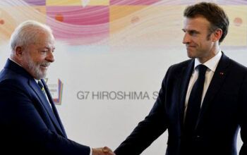 Macron: ‘Será ótimo ter você conosco, querido presidente Lula. Nos vemos em 19 dias’