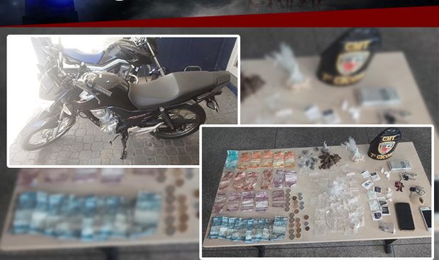 PM prende dupla por tráfico de entorpecentes no bairro Crespo
