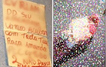 Recado do Comando Vermelho é encontrado em corpo com as mãos amarradas, cabeça coberta por um saco plástico