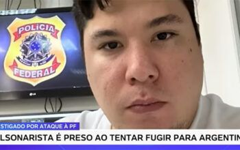 Bolsonarista investigado por ataque à PF é preso ao tentar fugir para Argentina