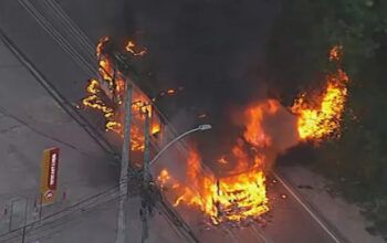 RJ tem 35 ônibus e um trem incendiados; 12 são presos após morte de miliciano