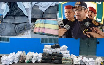 PMAM apreende mais de 780 quilos de maconha tipo skunk e prende dois homens em Novo Airão