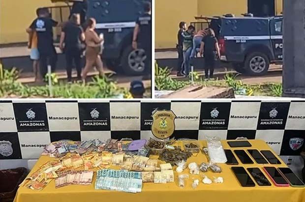 Operação policial prende envolvidos em tráfico com drogas em Manacapuru