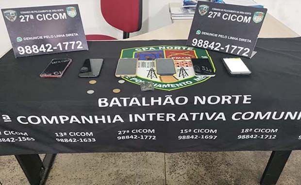 PMAM prende homem por envolvimento em roubo de celulares na zona norte