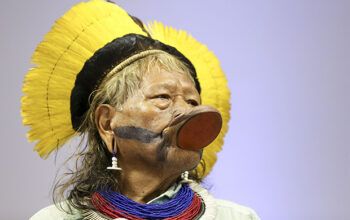 Macron concederá ordem máxima da França ao cacique Raoni