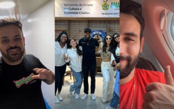 Ex-BBBs chegam para prestigiar Festival de Parintins, no Amazonas