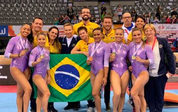 Brasil conquista medalha inédita por equipes da ginástica artística