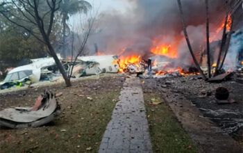 Avião  cai com 62 pessoas em Vinhedo no interior de São Paulo