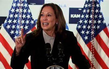 Kamala Harris prega união nos EUA, alerta sobre 'risco Trump' e põe mulheres como protagonistas