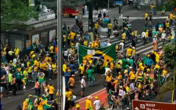 Ato bolsonarista que reuniu 45,4 mil pessoas na Paulista é 4 vezes menor do total de público de fevereiro, diz contagem do Monitor da USP