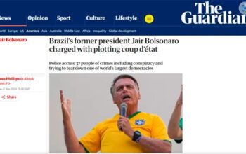 Imprensa internacional  repercute indiciamento de Bolsonaro: 'Capitão desonrado'