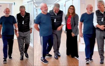 Lula deixa UTI e faz caminhada em hospital ao deixar UTI: “Firme e forte”
