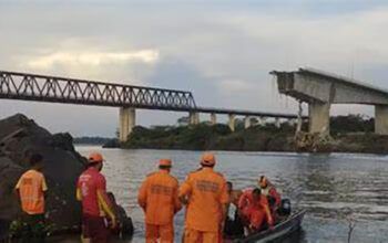 Sobe para 8 o número de mortos após desabamento de ponte no Rio Tocantins