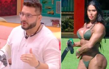 BBB 25: Marcelo diz que fica agoniado de conversar com Gracyanne de fio dental