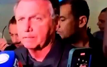 Bolsonaro chora e ataca Moraes ao levar Michelle ao aeroporto para posse de Trump