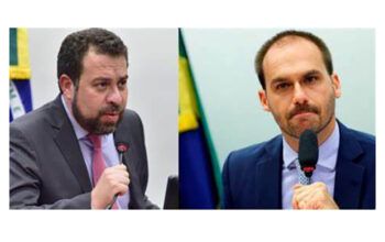 Boulos aciona PGR para investigar Eduardo Bolsonaro por crime contra a soberania nacional