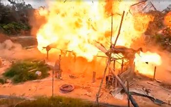 Garimpos subterrâneo no interior de Maués (AM) são destruídos pela Polícia Federal